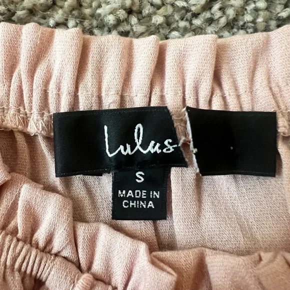 Lulus Wisteria Blush Pink Embroidered Mini Dress Size Small - Picture 11 of 13